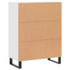 Weißes Sideboard Cazazian 69,5x34x90cm (Holz)