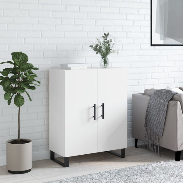 Weißes Sideboard Cazazian 69,5x34x90cm (Holz)