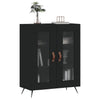 Schwarzes Sideboard Walter 69,5x34x90cm (Holz)