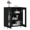 Schwarzes Sideboard Walter 69,5x34x90cm (Holz)