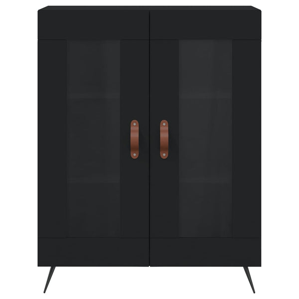 Schwarzes Sideboard Walter 69,5x34x90cm (Holz)