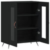 Schwarzes Sideboard Walter 69,5x34x90cm (Holz)