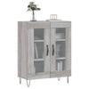 Graues Sideboard Pezadi 69,5x34x90cm (Holz)