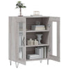 Graues Sideboard Pezadi 69,5x34x90cm (Holz)