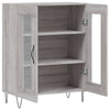 Graues Sideboard Pezadi 69,5x34x90cm (Holz)