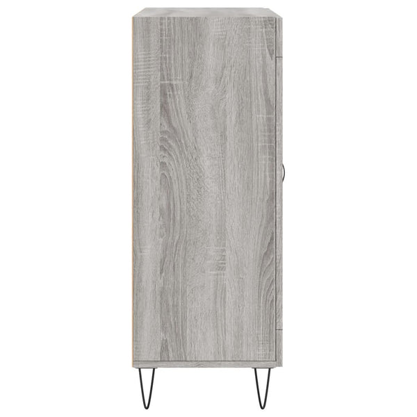 Graues Sideboard Pezadi 69,5x34x90cm (Holz)