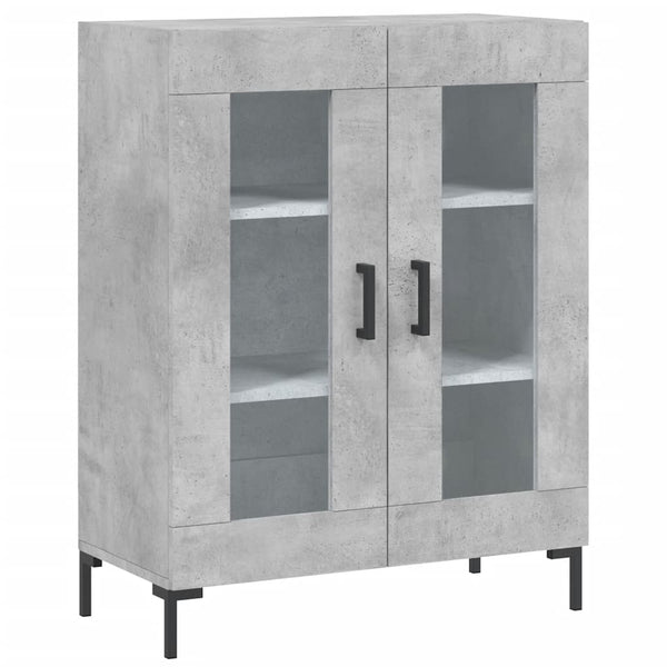Sideboard Byrdie, betonfarben, 69,5x34x90 cm (Holz)