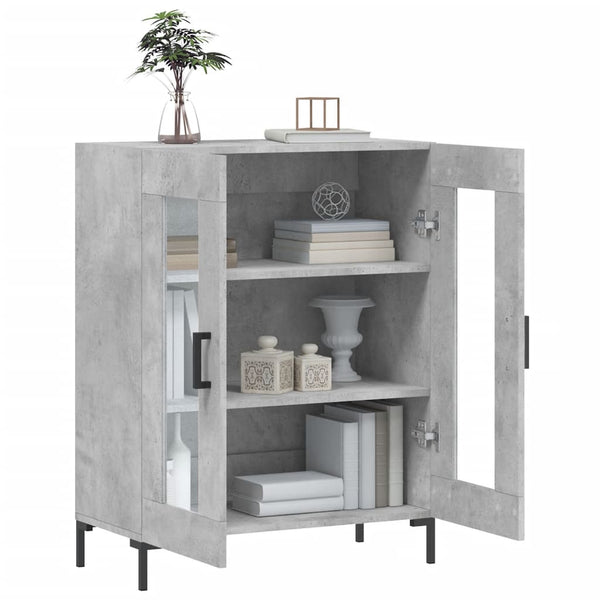 Sideboard Byrdie, betonfarben, 69,5x34x90 cm (Holz)