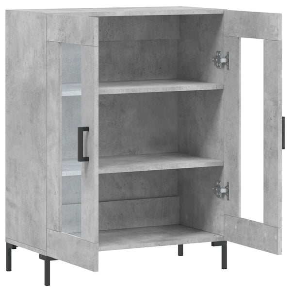 Sideboard Byrdie, betonfarben, 69,5x34x90 cm (Holz)