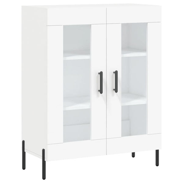 Weißes Sideboard Maghadam 69,5x34x90cm (Holz)