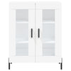 Weißes Sideboard Maghadam 69,5x34x90cm (Holz)