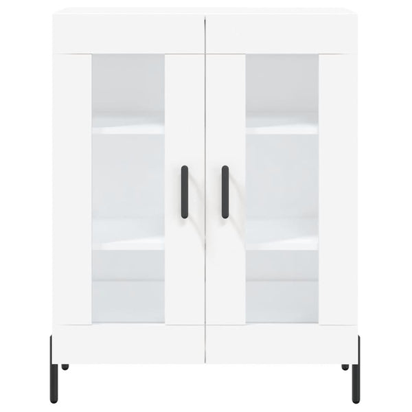 Weißes Sideboard Maghadam 69,5x34x90cm (Holz)