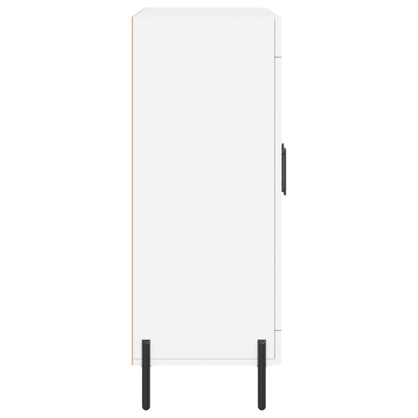 Weißes Sideboard Maghadam 69,5x34x90cm (Holz)