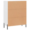 Weißes Sideboard Maghadam 69,5x34x90cm (Holz)