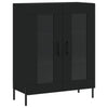 Schwarze Anrichte Maghadam 69,5x34x90cm (Holz)
