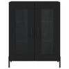 Schwarze Anrichte Maghadam 69,5x34x90cm (Holz)