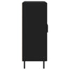 Schwarze Anrichte Maghadam 69,5x34x90cm (Holz)