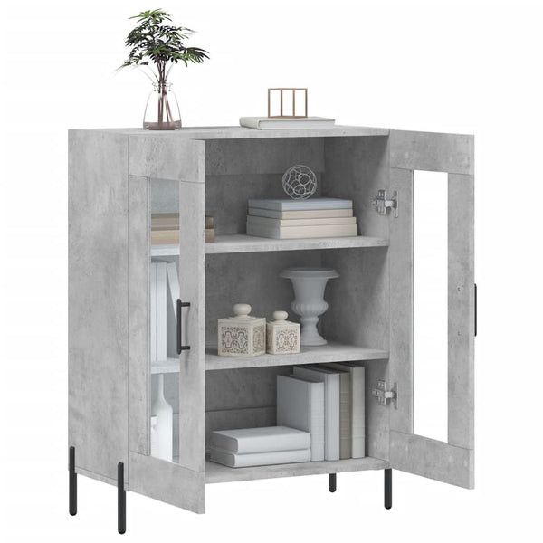 Kommode Maghadam in Betonoptik 69,5x34x90cm (Holz)