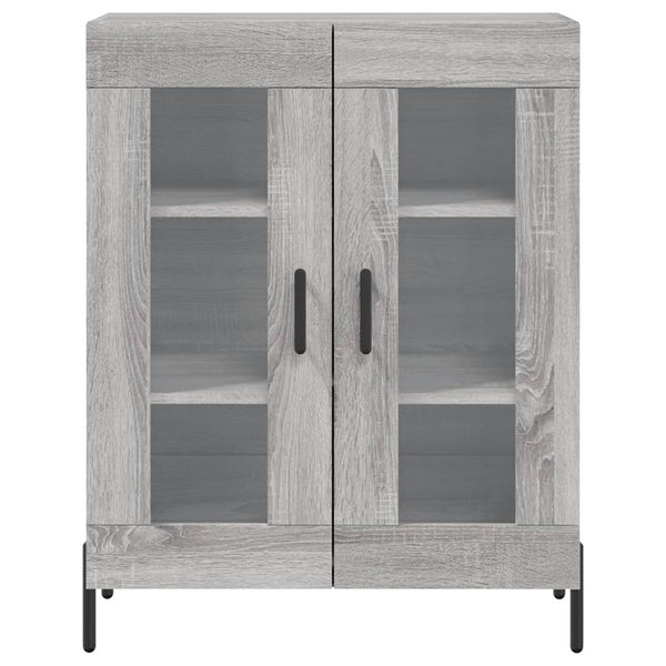 Graues Sideboard Maghadam 69,5x34x90cm (Holz)