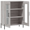 Graues Sideboard Maghadam 69,5x34x90cm (Holz)