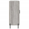 Graues Sideboard Maghadam 69,5x34x90cm (Holz)