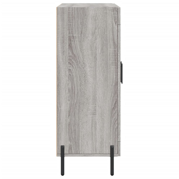 Graues Sideboard Maghadam 69,5x34x90cm (Holz)