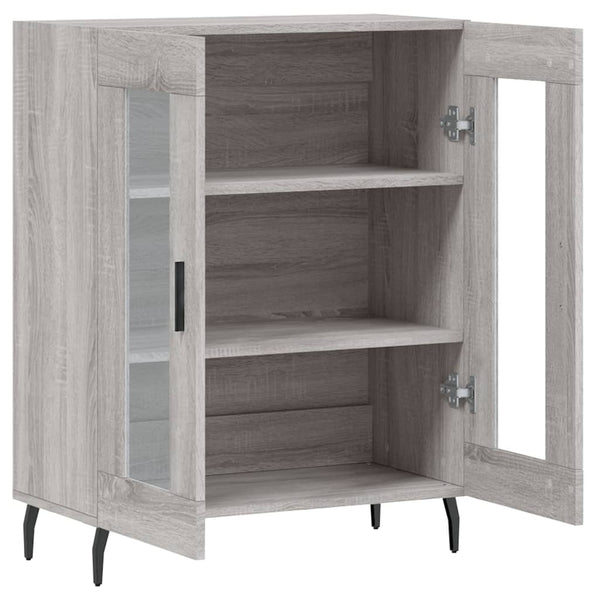 Graues Sideboard Hrubecz 69,5x34x90cm (Holz)