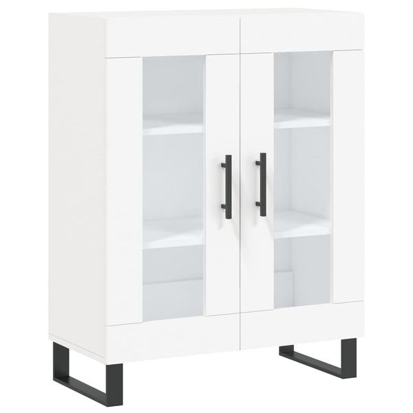 Weißes Sideboard Callum 69,5x34x90cm (Holz)