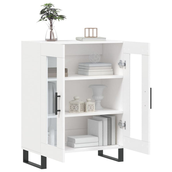 Weißes Sideboard Callum 69,5x34x90cm (Holz)