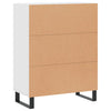 Weißes Sideboard Callum 69,5x34x90cm (Holz)