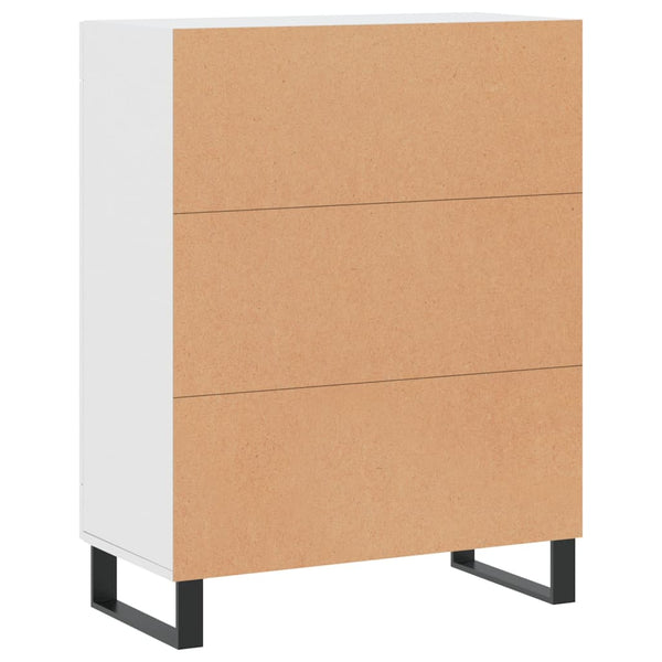 Weißes Sideboard Callum 69,5x34x90cm (Holz)