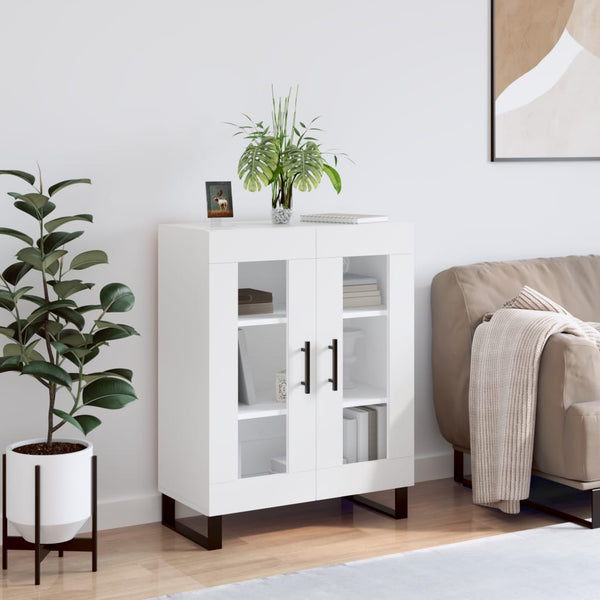 Weißes Sideboard Callum 69,5x34x90cm (Holz)