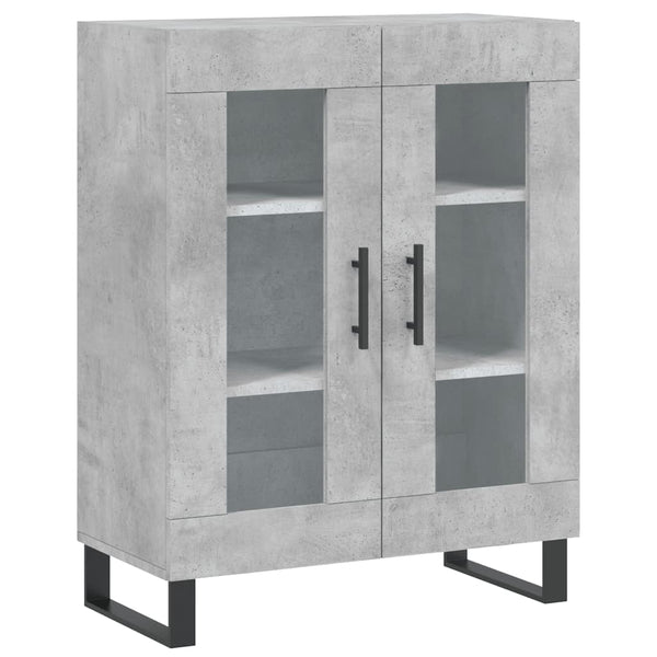Sideboard Callum 69,5x34x90cm, Betonoptik (Holz)