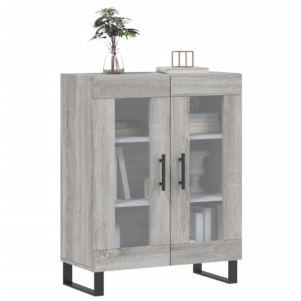 Graues Sideboard Callum 69,5x34x90cm (Holz)