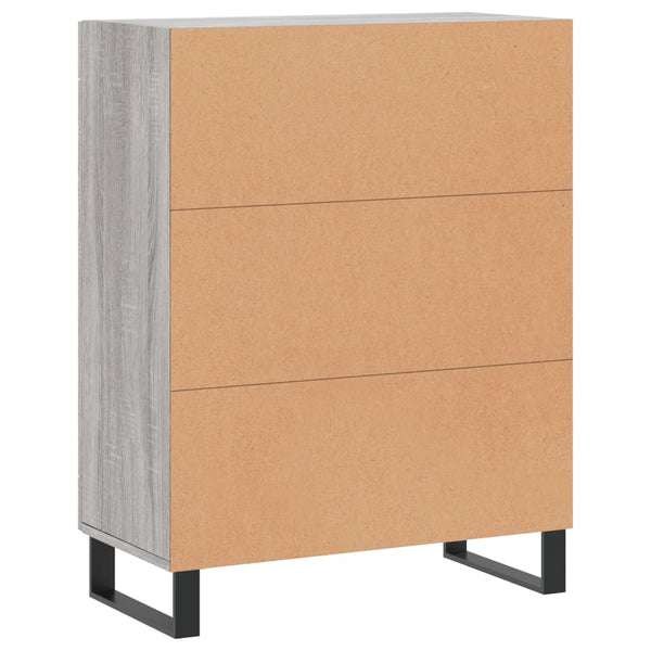 Graues Sideboard Callum 69,5x34x90cm (Holz)
