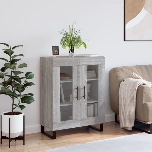 Graues Sideboard Callum 69,5x34x90cm (Holz)