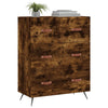 Kommode Räuchereiche 69,5x34x90 cm Holzwerkstoff