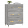 Graues Sideboard Natige 69,5x34x90cm (Holz)
