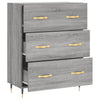 Graues Sideboard Natige 69,5x34x90cm (Holz)