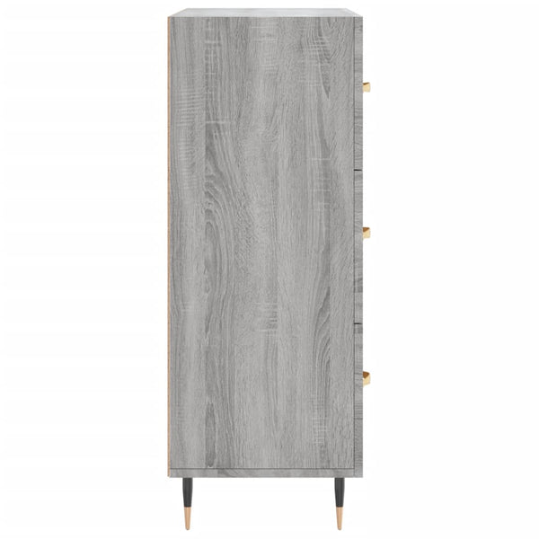 Graues Sideboard Natige 69,5x34x90cm (Holz)