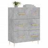 Betongraues Sideboard Serbu 69,5x34x90cm (Holz)