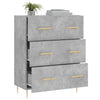 Betongraues Sideboard Serbu 69,5x34x90cm (Holz)