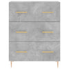 Betongraues Sideboard Serbu 69,5x34x90cm (Holz)