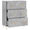 Betongraues Sideboard Serbu 69,5x34x90cm (Holz)