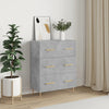 Betongraues Sideboard Serbu 69,5x34x90cm (Holz)