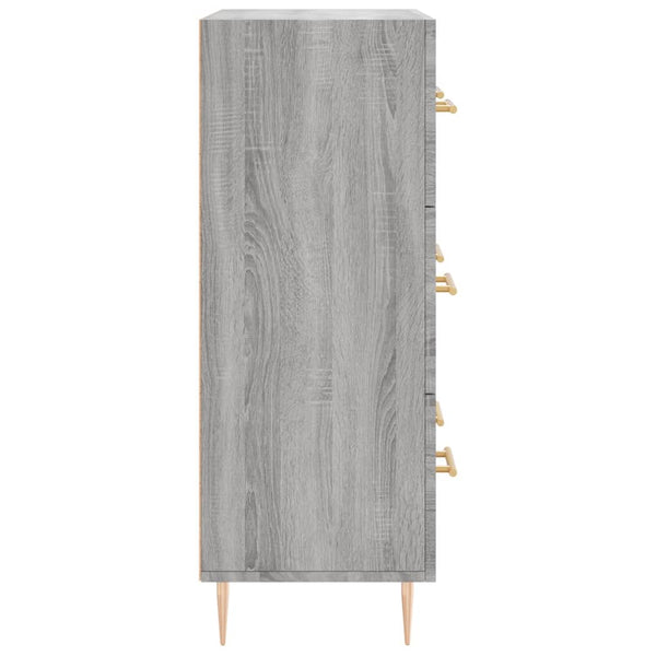 Graues Sideboard Serbu 69,5x34x90cm (Holz)