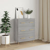 Graues Sideboard Serbu 69,5x34x90cm (Holz)
