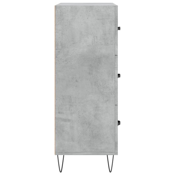 Betongraues Sideboard Noha 69,5x34x90cm (Holz)