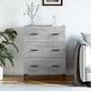 Betongraue Kommode Rofila 69,5x34x90cm (Holz)