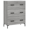 Graues Sideboard Rofila 69,5x34x90cm (Holz)